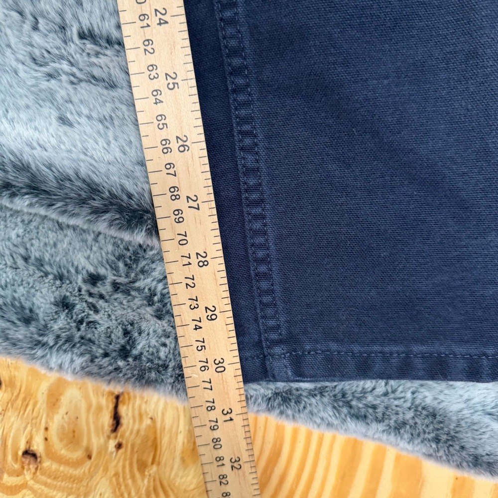 Carhartt B11-MDT Loose Fit Washed Duck Dungaree Pants Navy 46x32 Mens - Picture 4 of 10